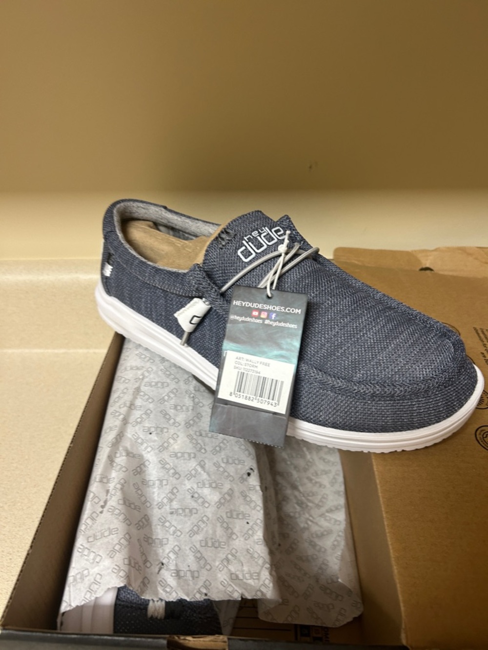 Hey Dude Slip-On Loafer in Denim Blue